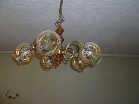 lustre en bois 5 branches  15 Saint-Jean (31)