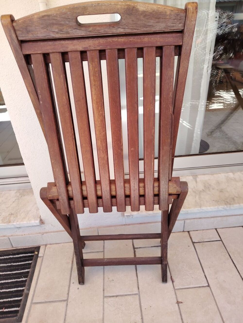 Table de jardin en Teck avec chaises Meubles