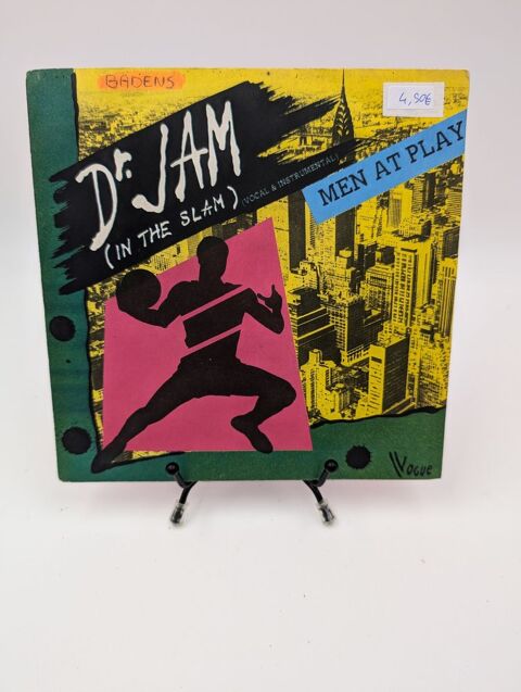 Vinyle 45 tours Dr. Jam (in the Slam) Men at Play 5 Vulbens (74)