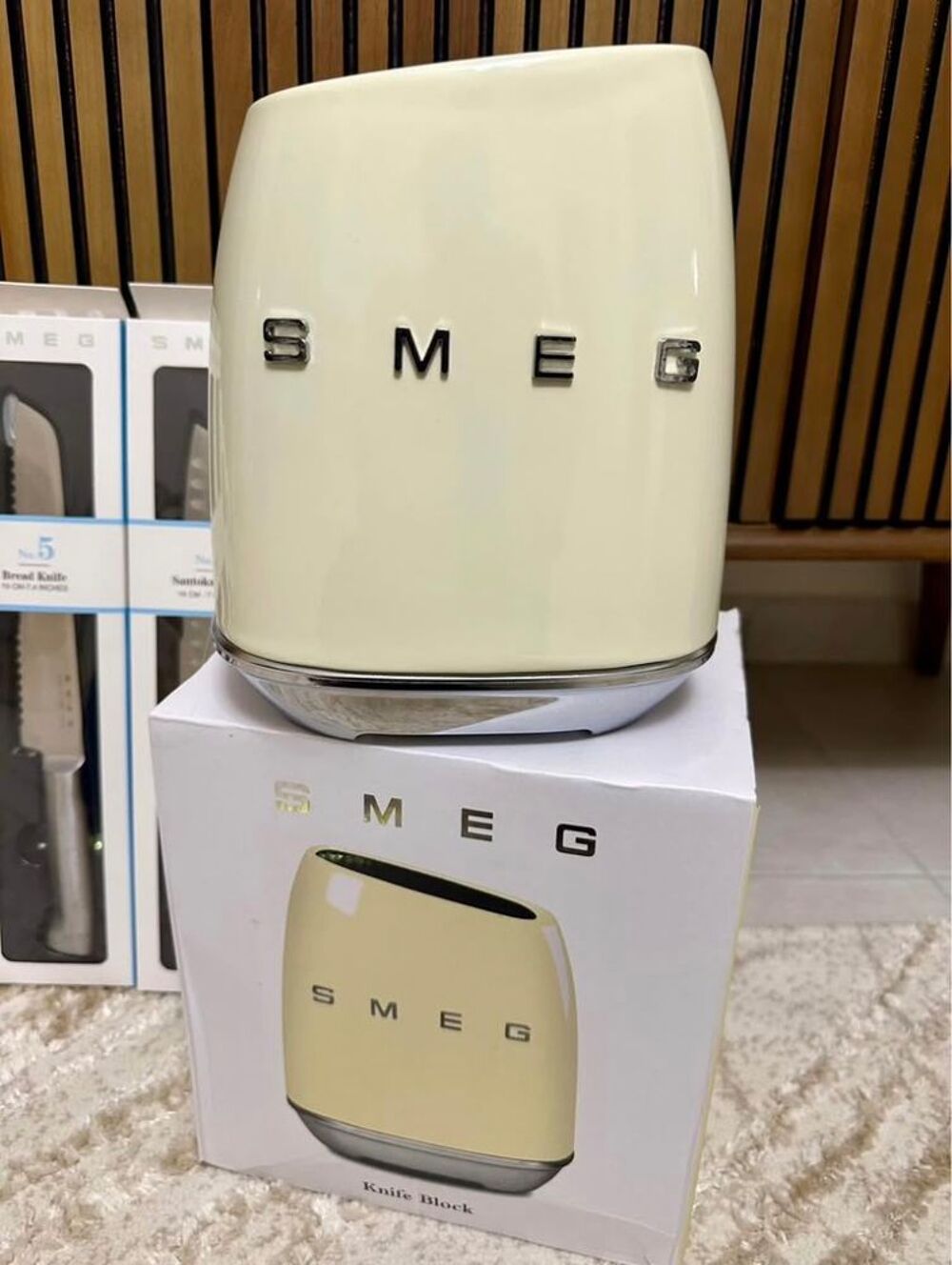 Bloc couteaux Smeg Cuisine