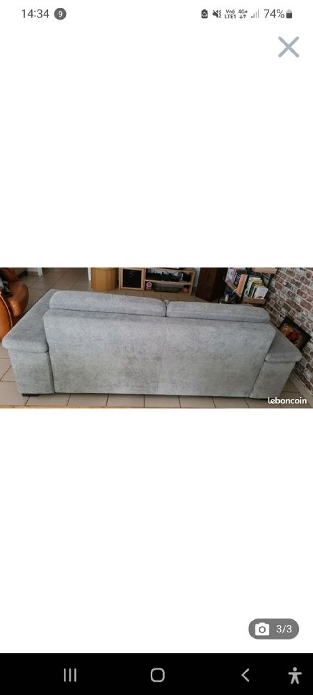 canap&eacute; convertible Meubles