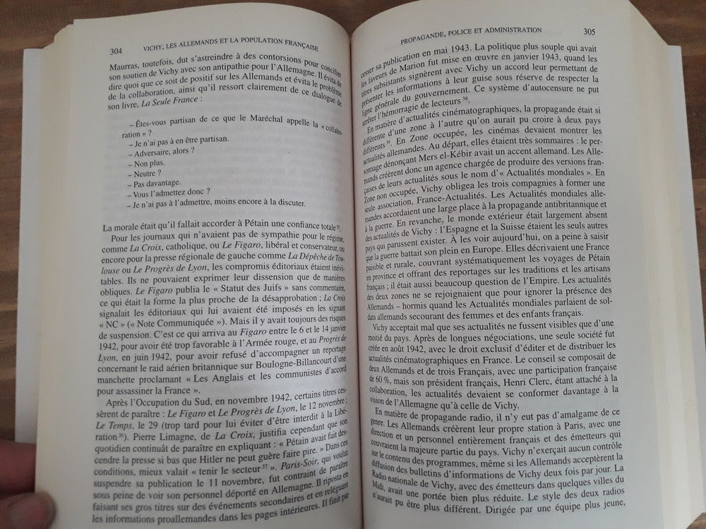 La France sous l'Occupation 1940-1944 Livres et BD