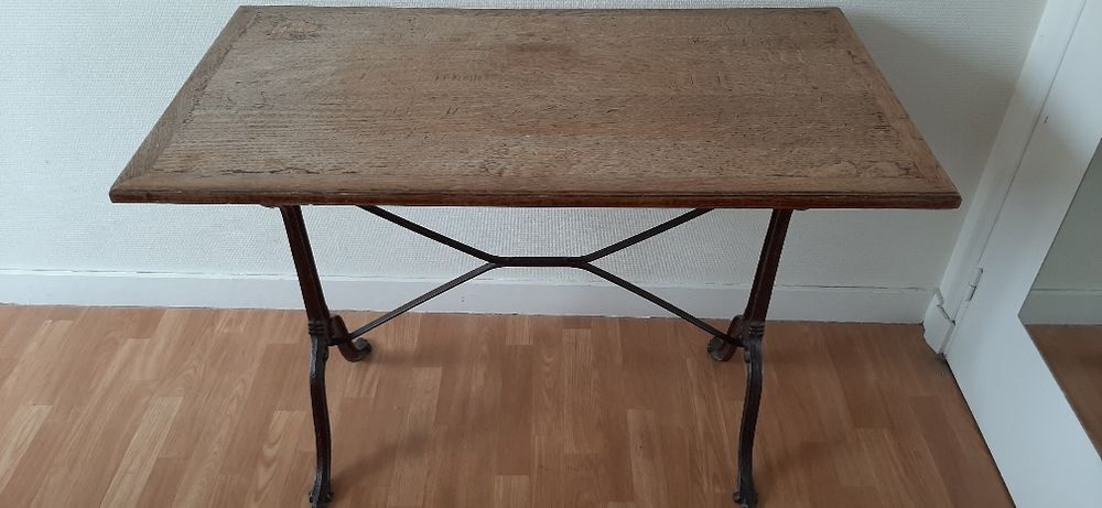 Table de bistrot en ch&ecirc;ne Meubles