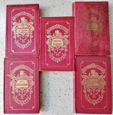 Lot de 5 Volumes de la Bibliothque Rose Illustre 20 Amiens (80)