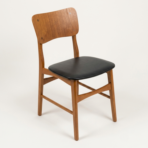 Chaise scandinave en teck  par Kofod Larsen 460 Malataverne (26)