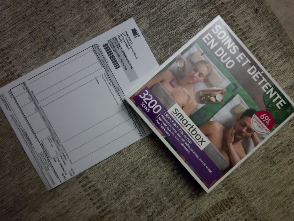 Smartbox Soins et Bien-&ecirc;tre en Duo Billetterie