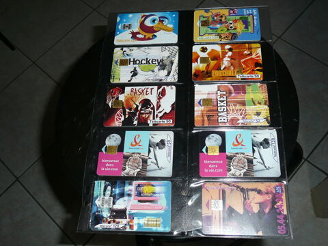 Planche de 10 cartes t�l�phonique 9 Bordeaux (33)