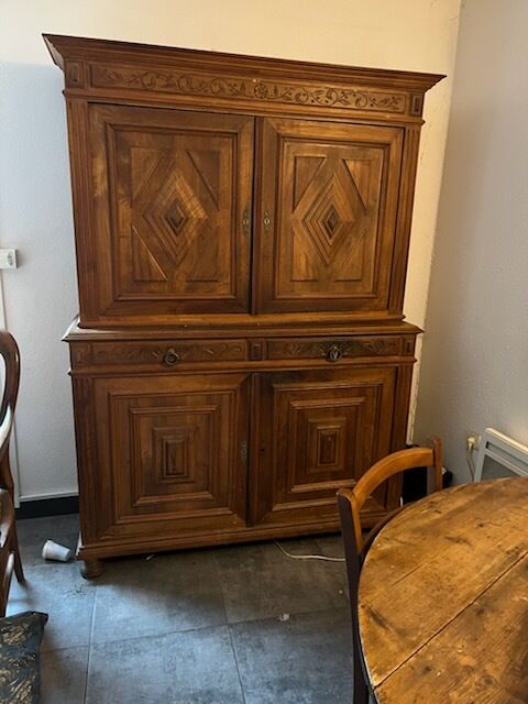 Buffet en bois sculpt  deux tages 100 Marseillan (34)