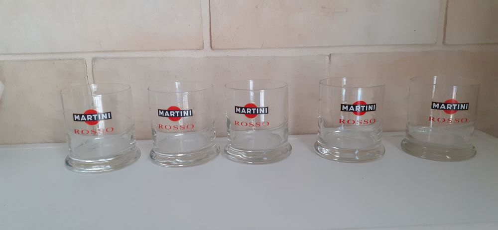 Verres Martini Rosso Décoration