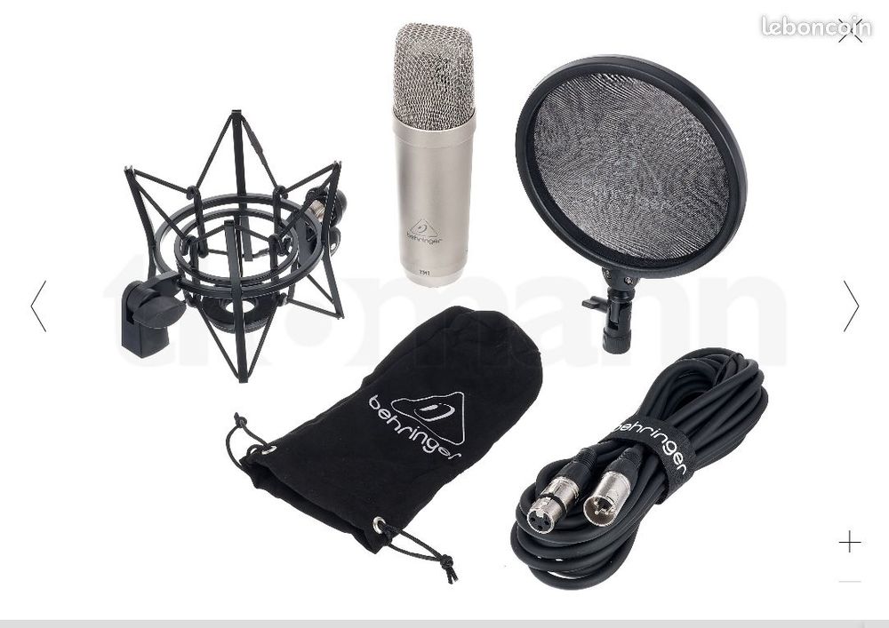 Micro studio Behringer / Tannoy TM1 (clone du Rode NT1) Instruments de musique