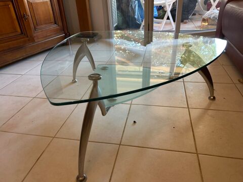 Table basse de salon en verre vintage Exellent etat 140 euro 140 Toulouse (31)
