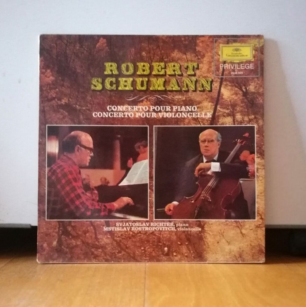 LP Robert SCHUMANN : Concerto pour piano..Pour violoncelle CD et vinyles