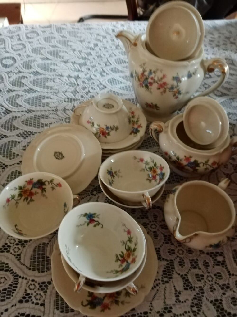 Service &agrave; caf&eacute; en porcelaine Cuisine