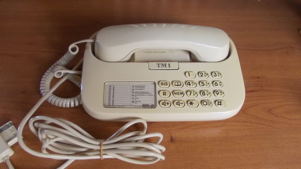 t&eacute;l&eacute;phone matra vintage Téléphones et tablettes