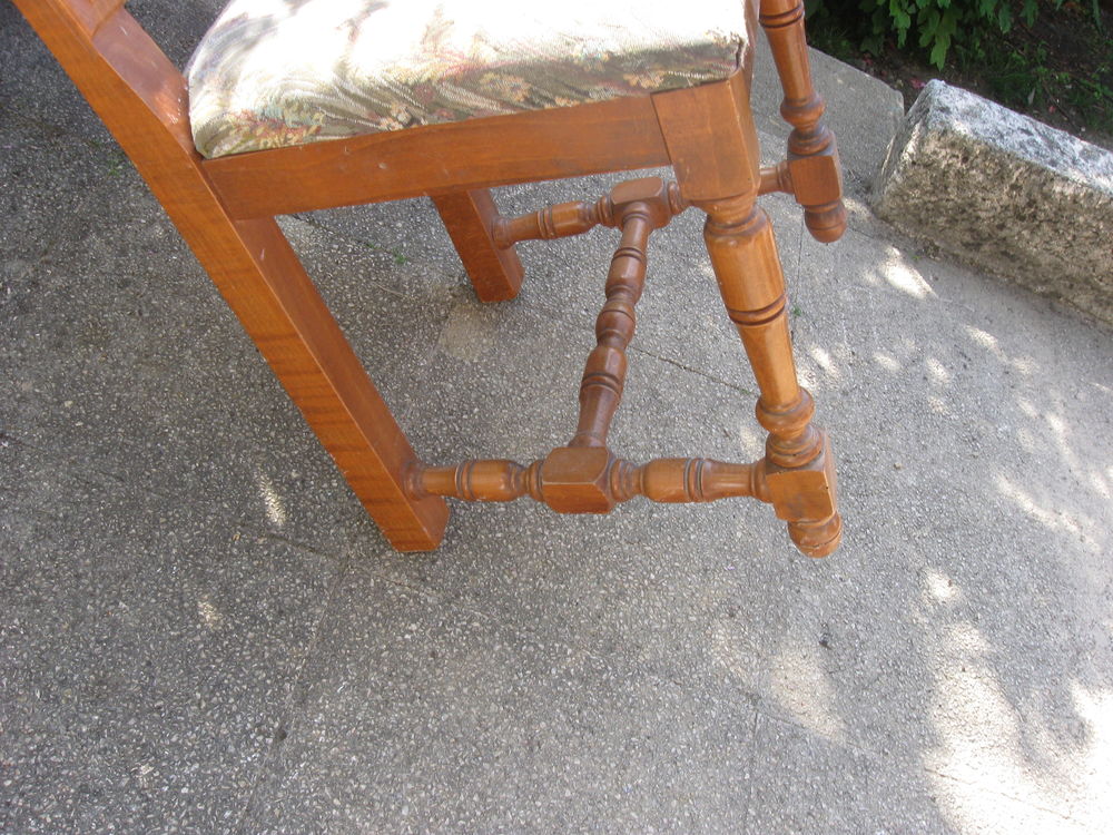 2 chaises bois vintage Meubles