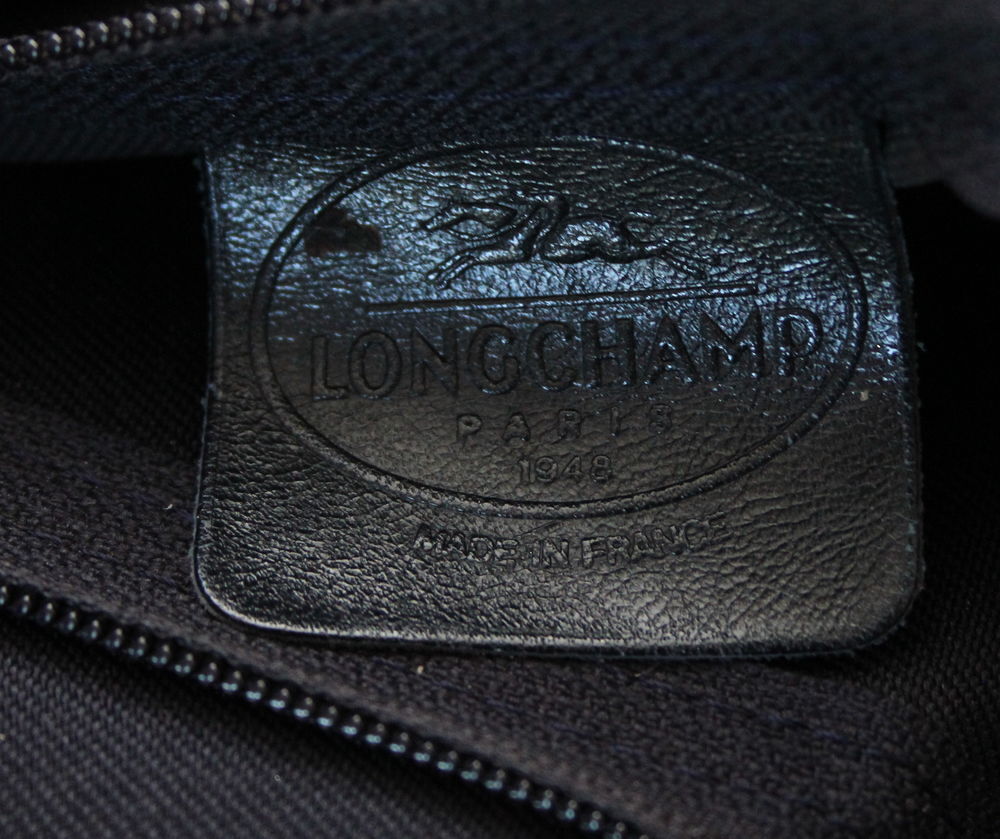 Sac en bandouli&egrave;re cuir marine LONGCHAMP Maroquinerie