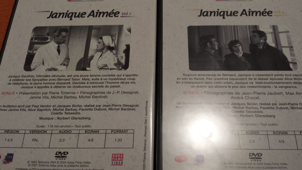 DVD JANIQUE AIMEE DVD et blu-ray