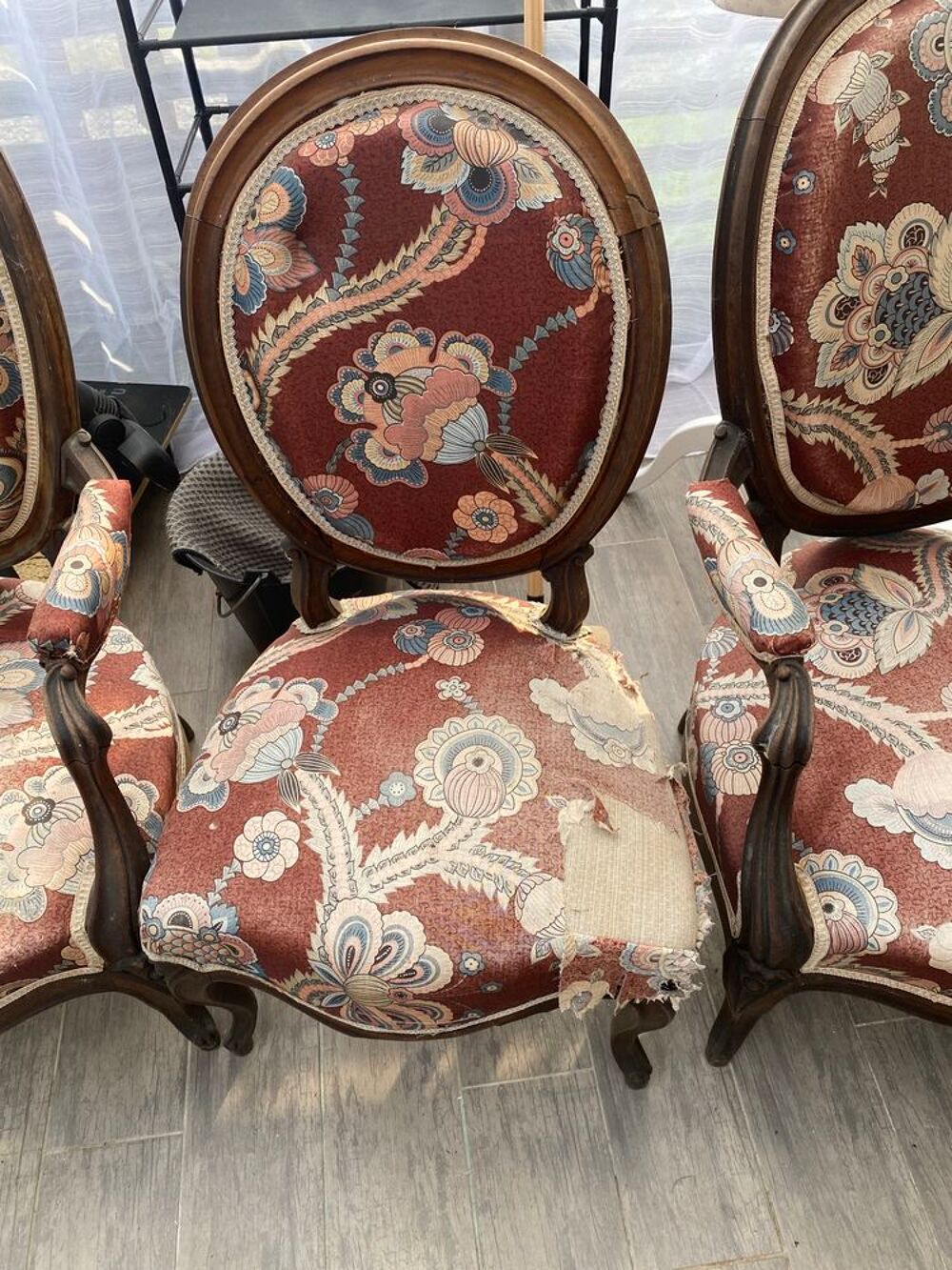 Salon napol&eacute;onien du 19eme si&egrave;cle Meubles