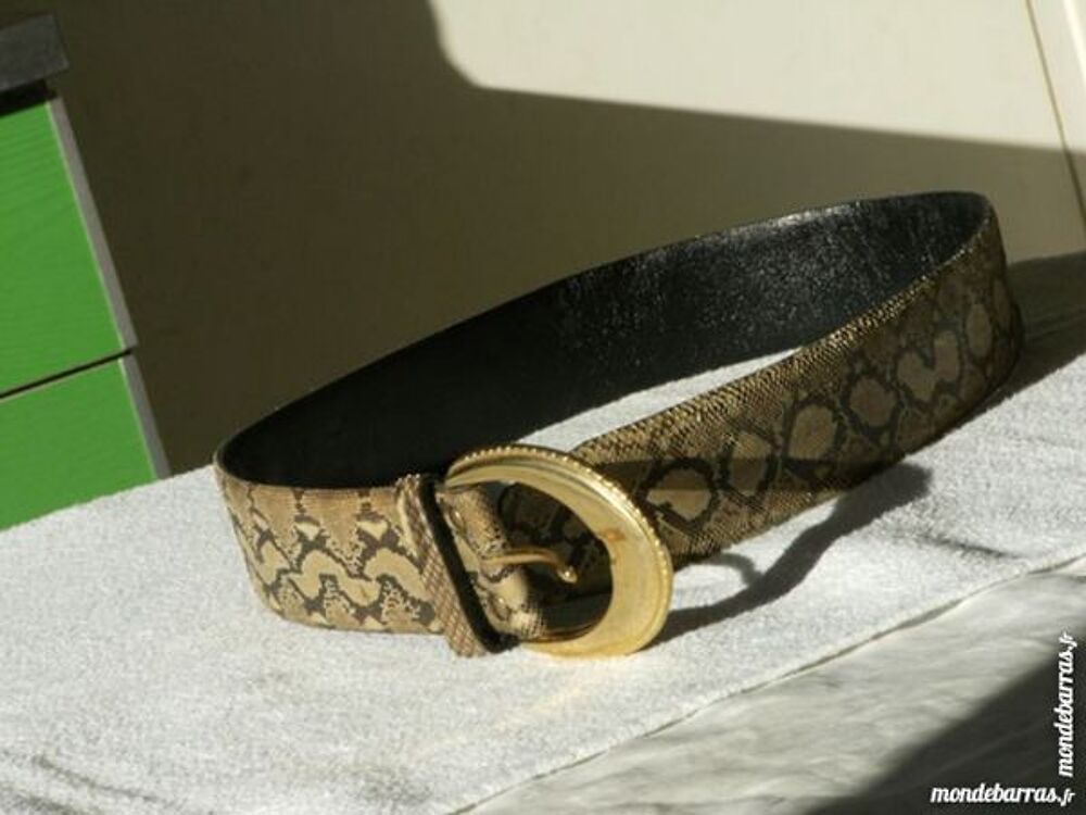 CEINTURE CUIR de REPTILE Bijoux et montres