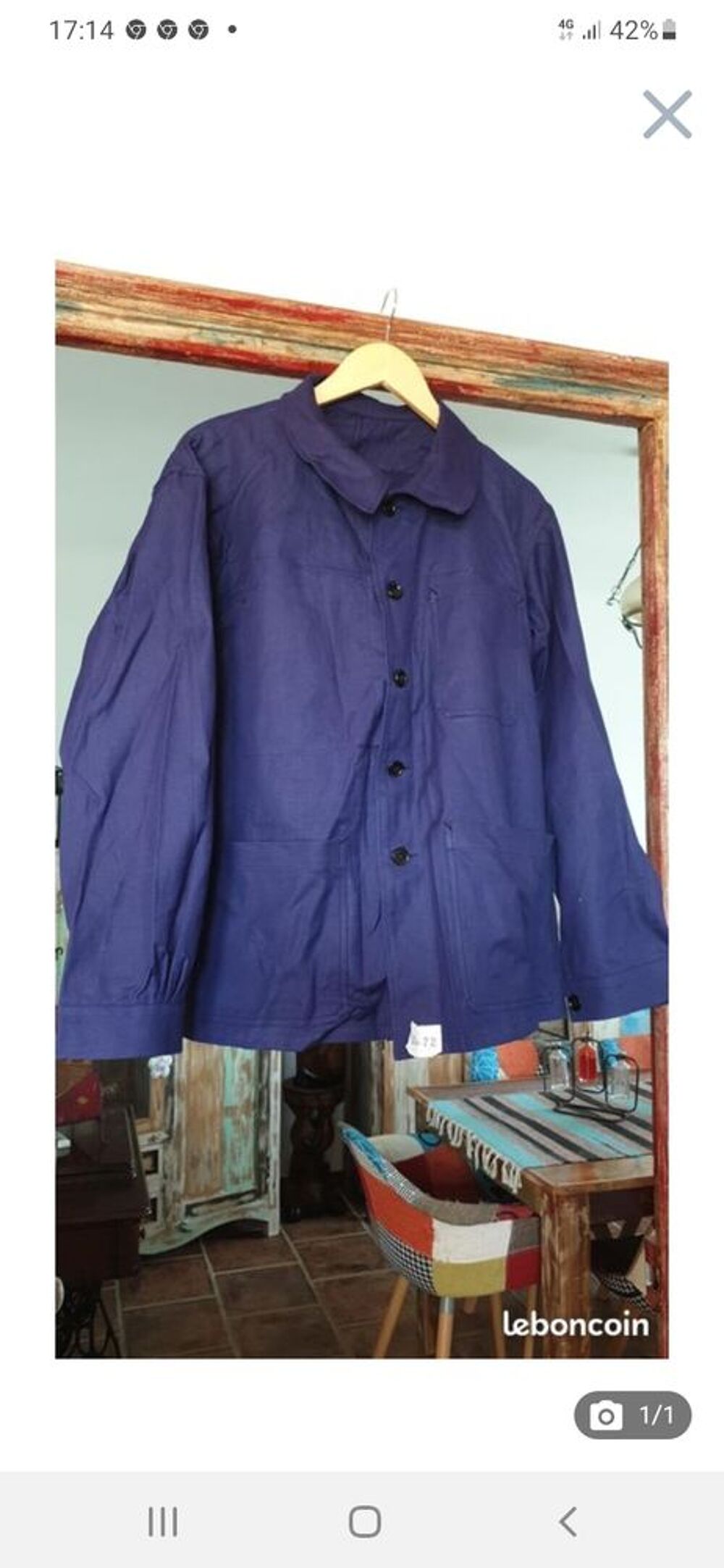 VESTE + PANTALON DE TRAVAIL 
Vêtements