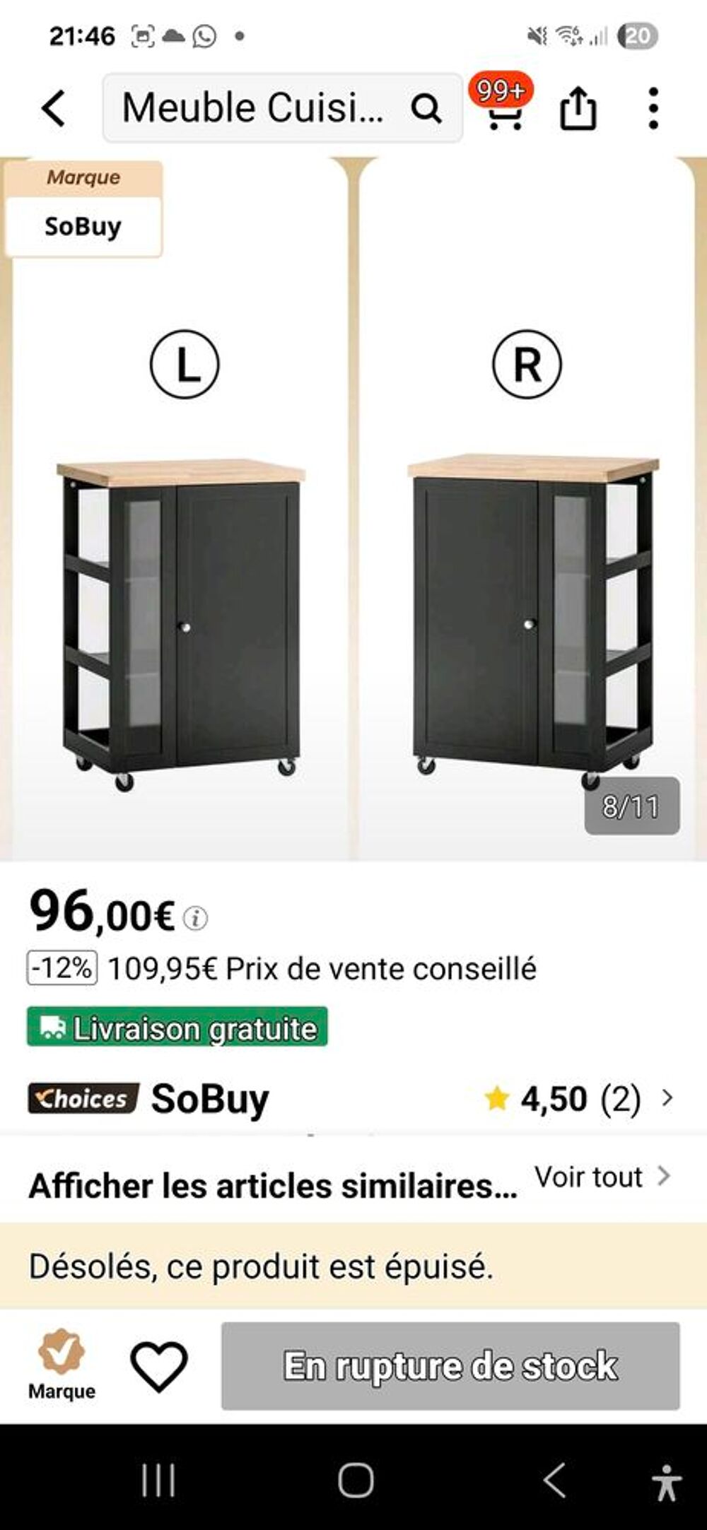 Desserte Meubles