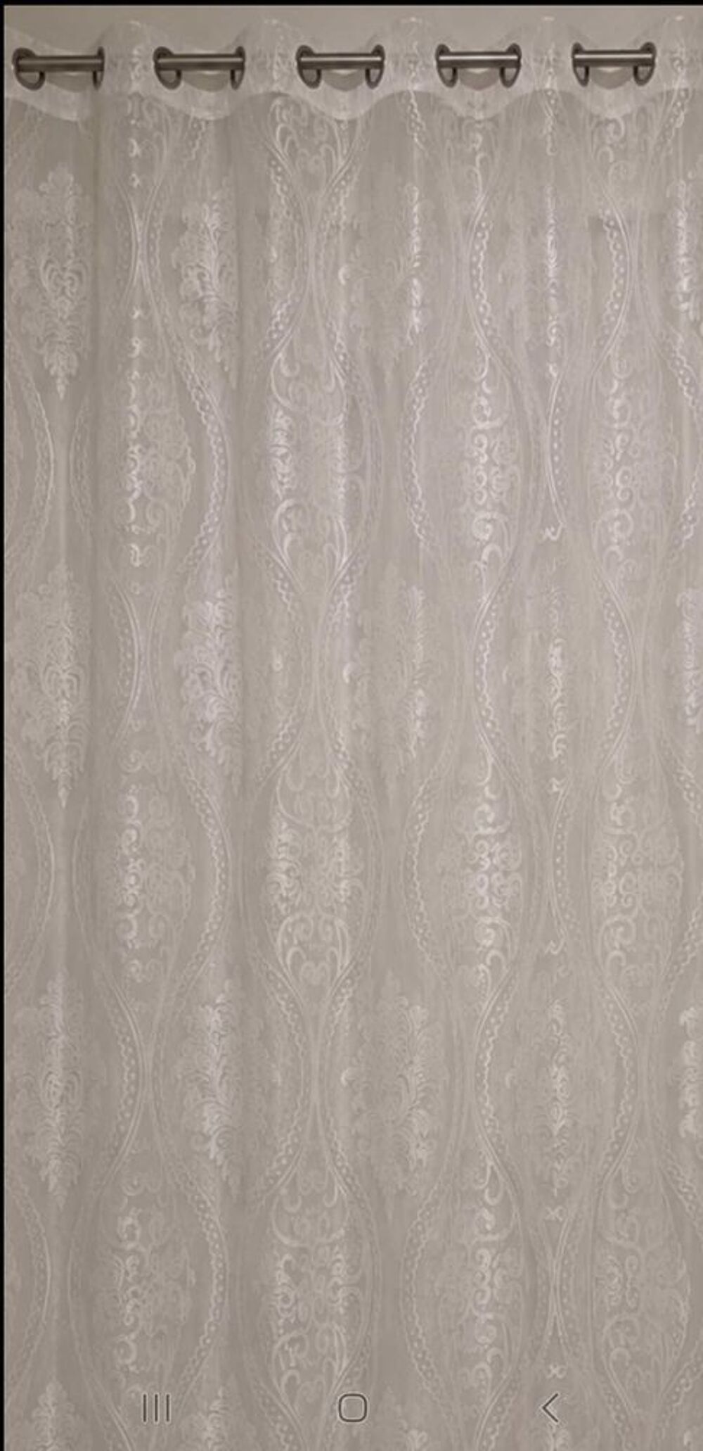 Rideau &eacute;l&eacute;gant €" motif baroque Décoration