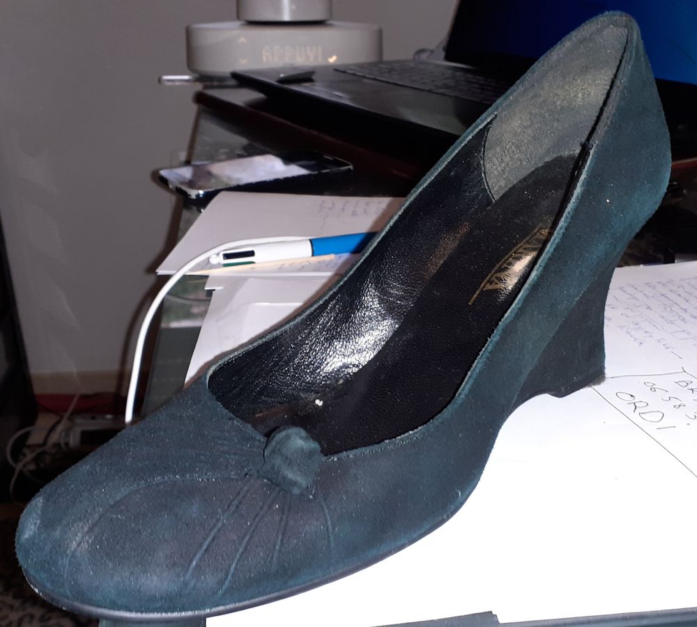 chaussures femme bleu t 40 Chaussures