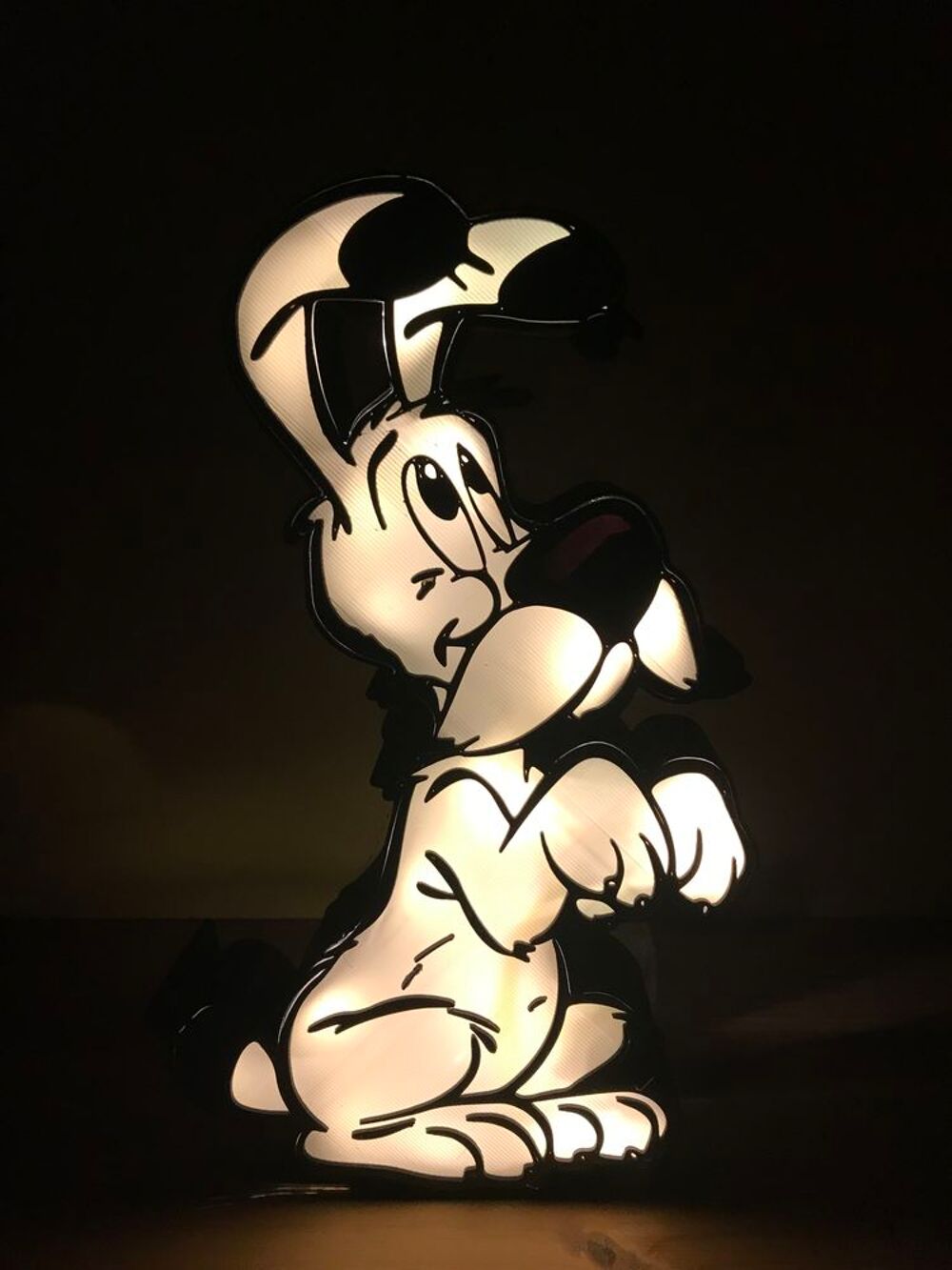 Lampe IDEFIX &eacute;clairagec leds &agrave; piles Décoration