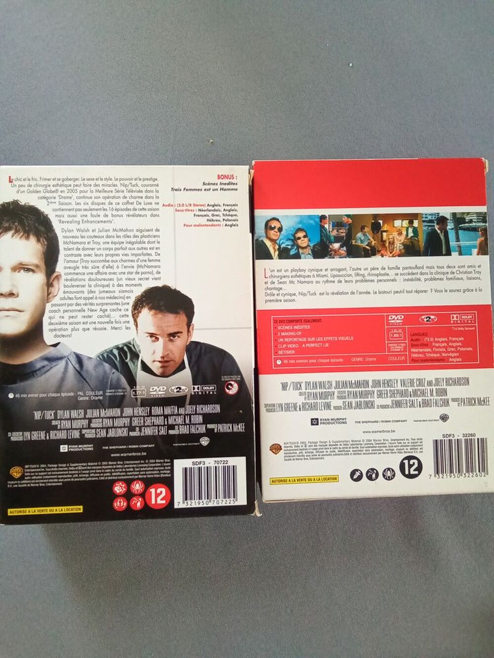 S&eacute;rie nip tuck DVD et blu-ray