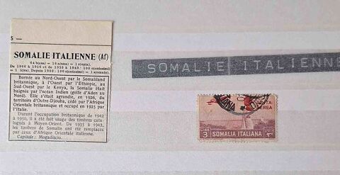 Timbre de collection de Somalie Italienne 2 Gap (05)