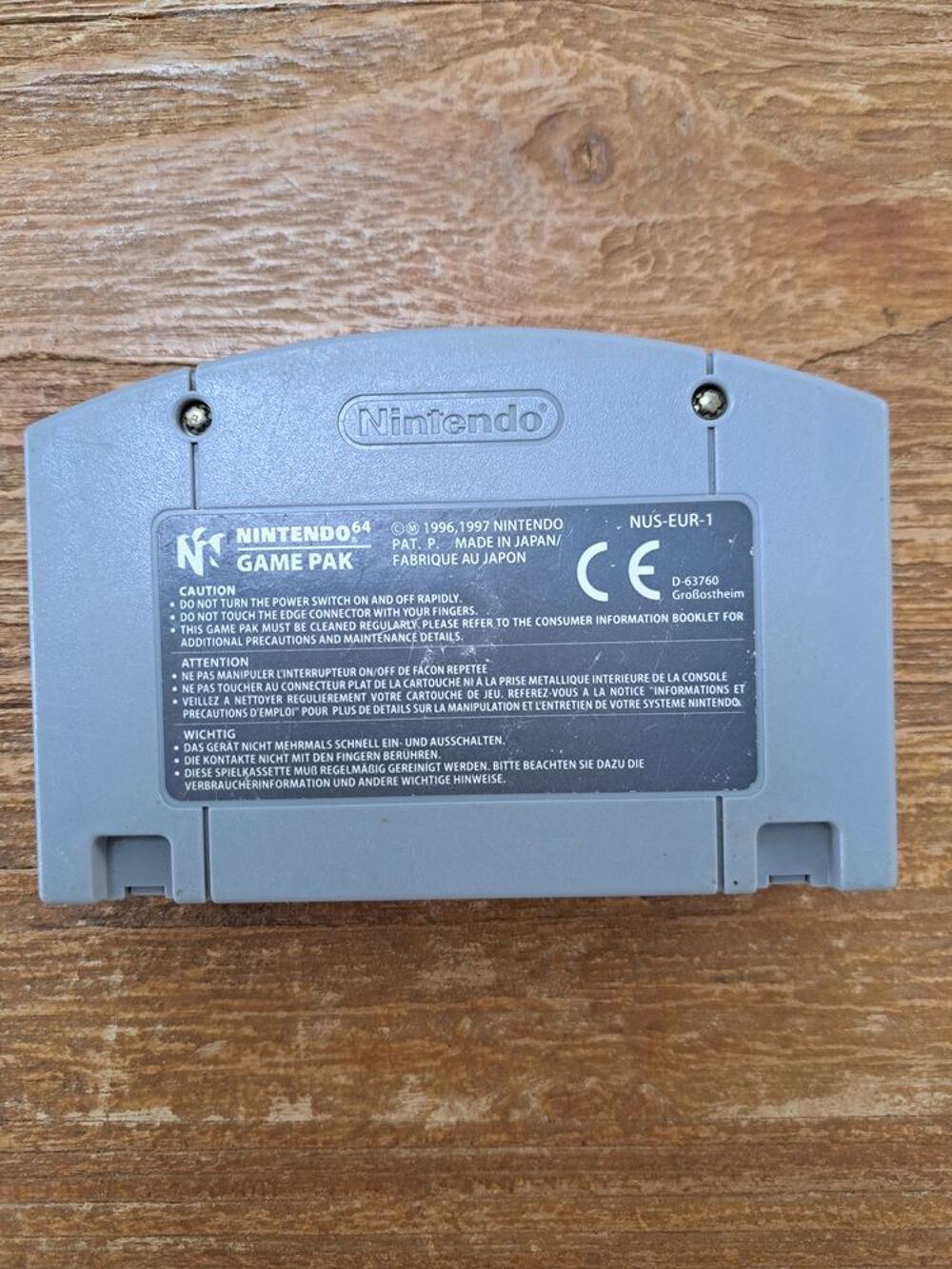 Jeu vid&eacute;o N64 Star Wars &eacute;pisode 1 Consoles et jeux vidéos