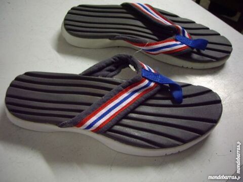 Tongs Gris bariolé à semelle épaisse pt 41 4 Bouxwiller (67)