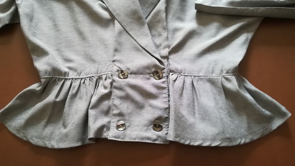Veste redingote grise 38 - annie66 Vêtements