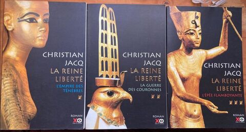 TRILOGIE  LA REINE LIBERTE  de CHRISTIAN JACQ 12 Les �glisottes-et-Chalaures (33)
