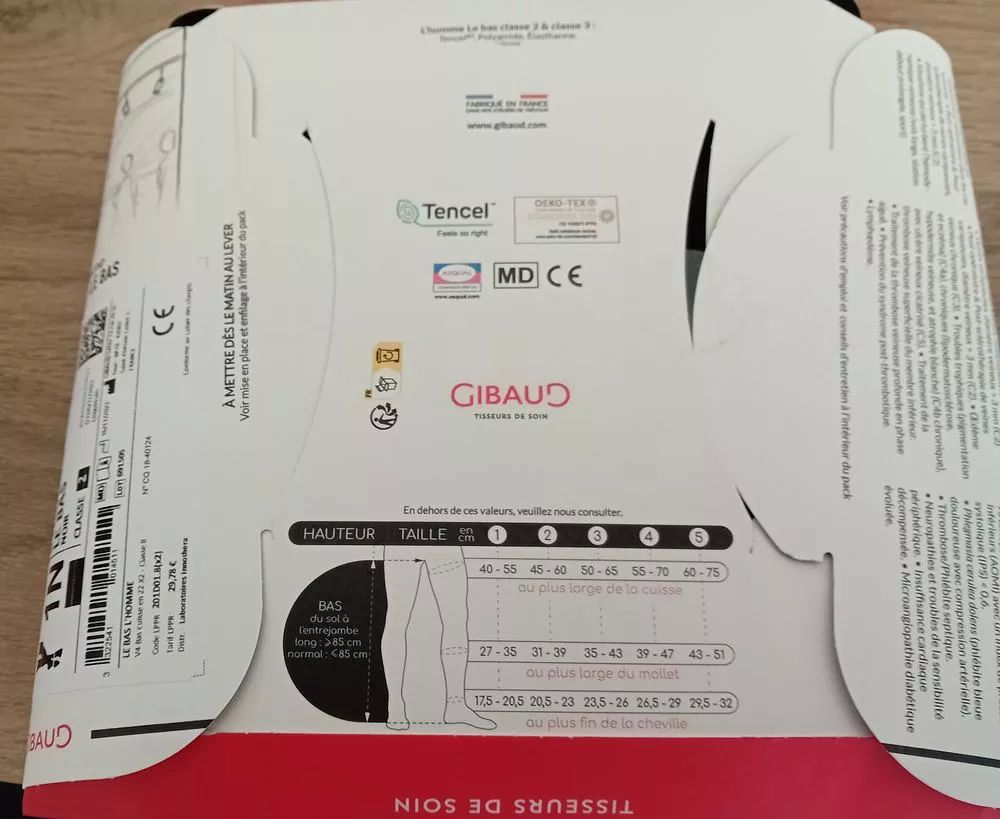 Bas de Contention et compression M&eacute;dicale neuf Vêtements