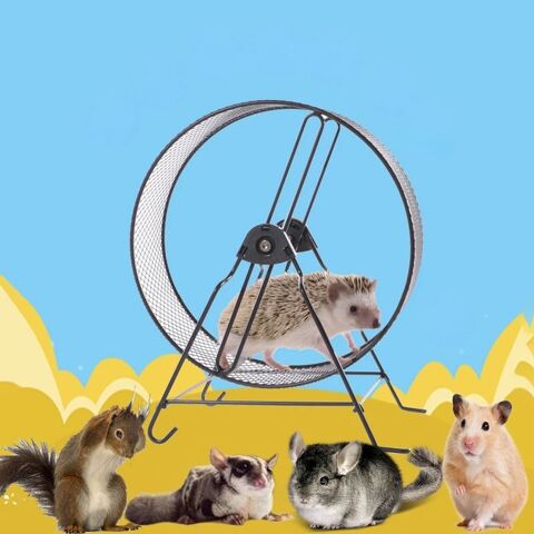 Roue de hamster en métal avec support 12 93250 Villemomble