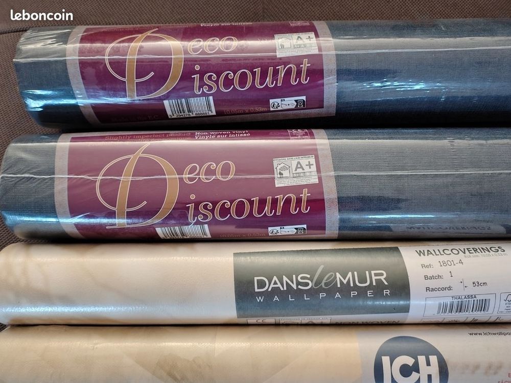 Lot de 9 rouleaux de papier peint Bricolage