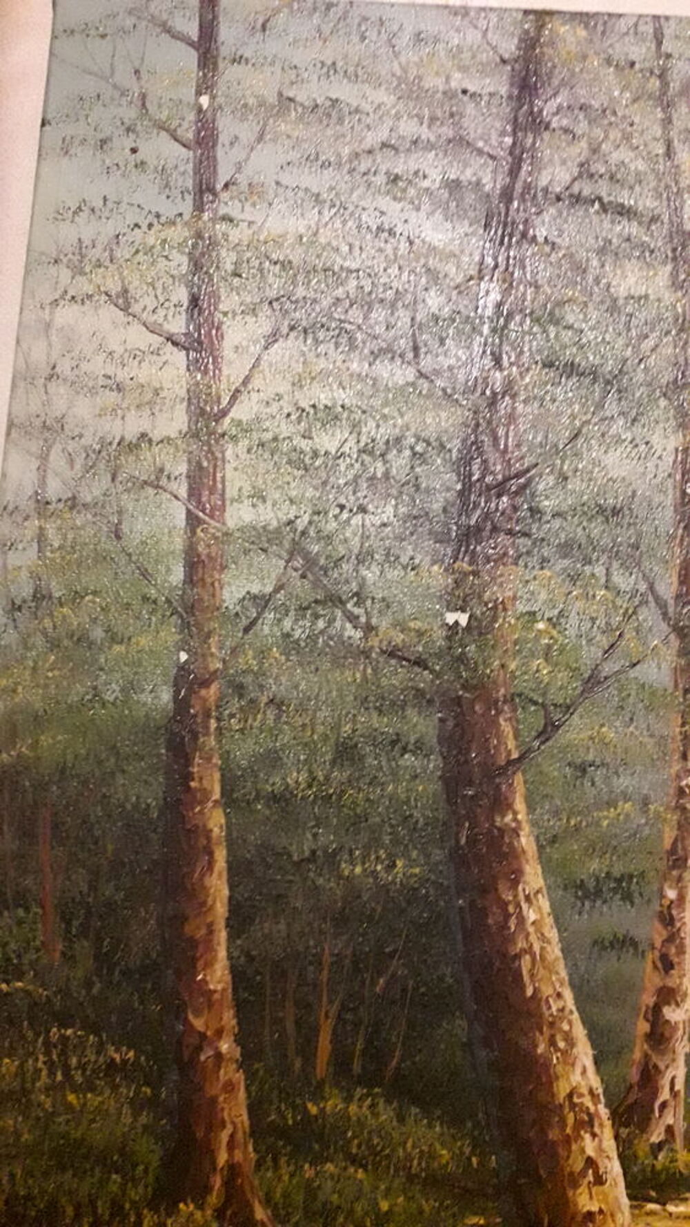 Ancienne toile/huile peinte P. CANTRELL 1950. 