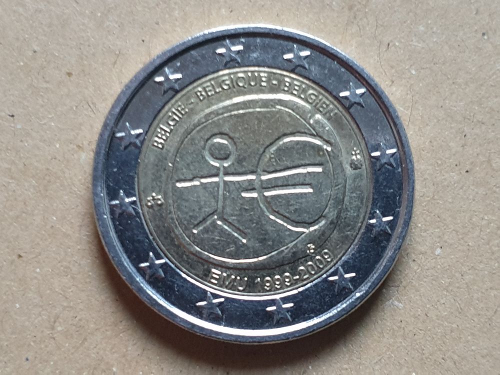 Pi&egrave;ce de 2 euros Belgique 