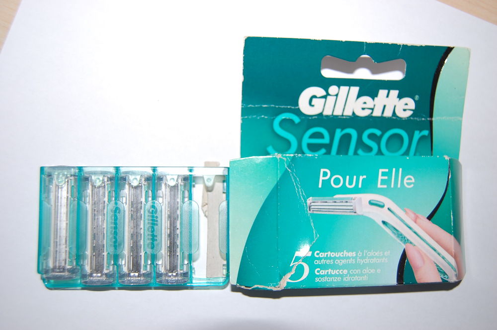 Lames pour Gillette Sensor pour Elle Electroménager