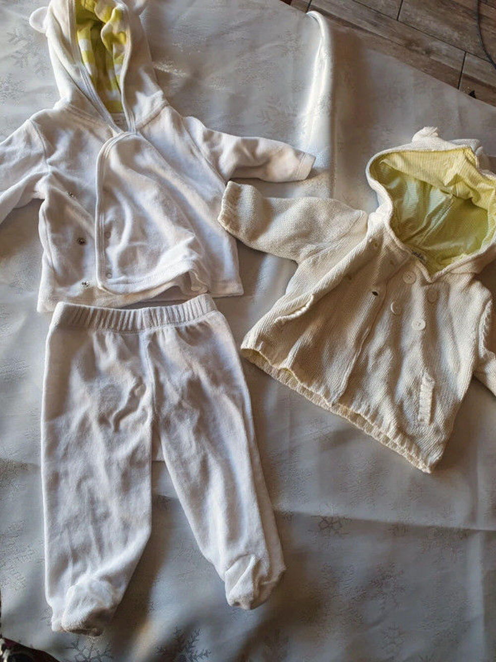 Ensemble 3 mois blanc ? kitchoun Vêtements enfants