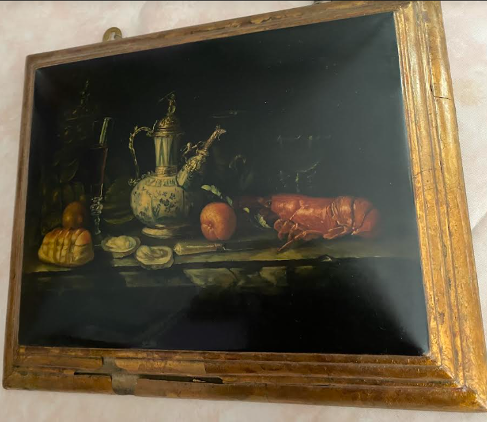 Peinture &agrave; l'huile sur bois Meubles