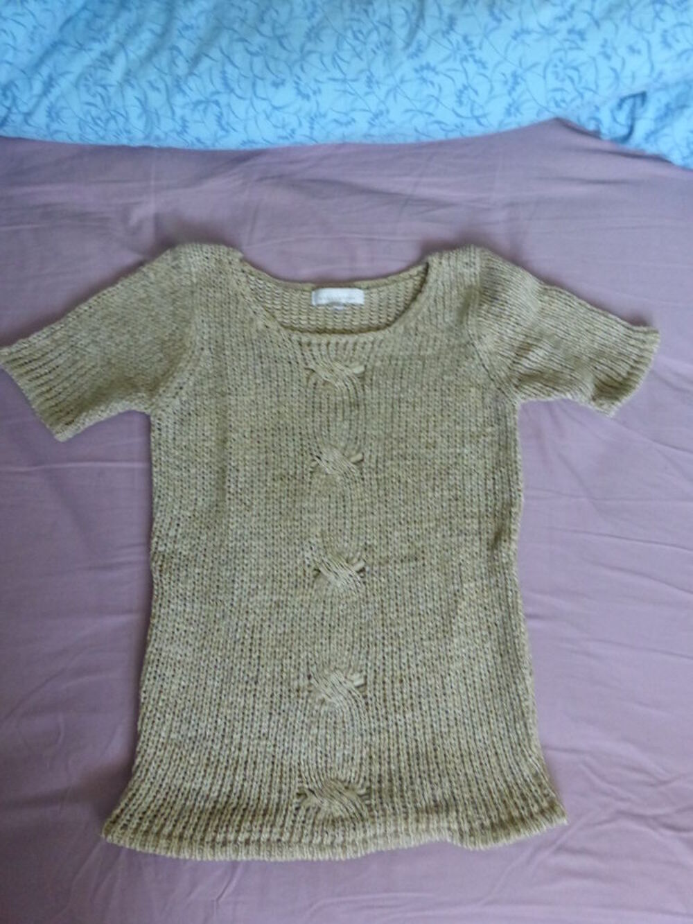 PULL CREME "Pure &amp; Simple - femme - T2 Vêtements