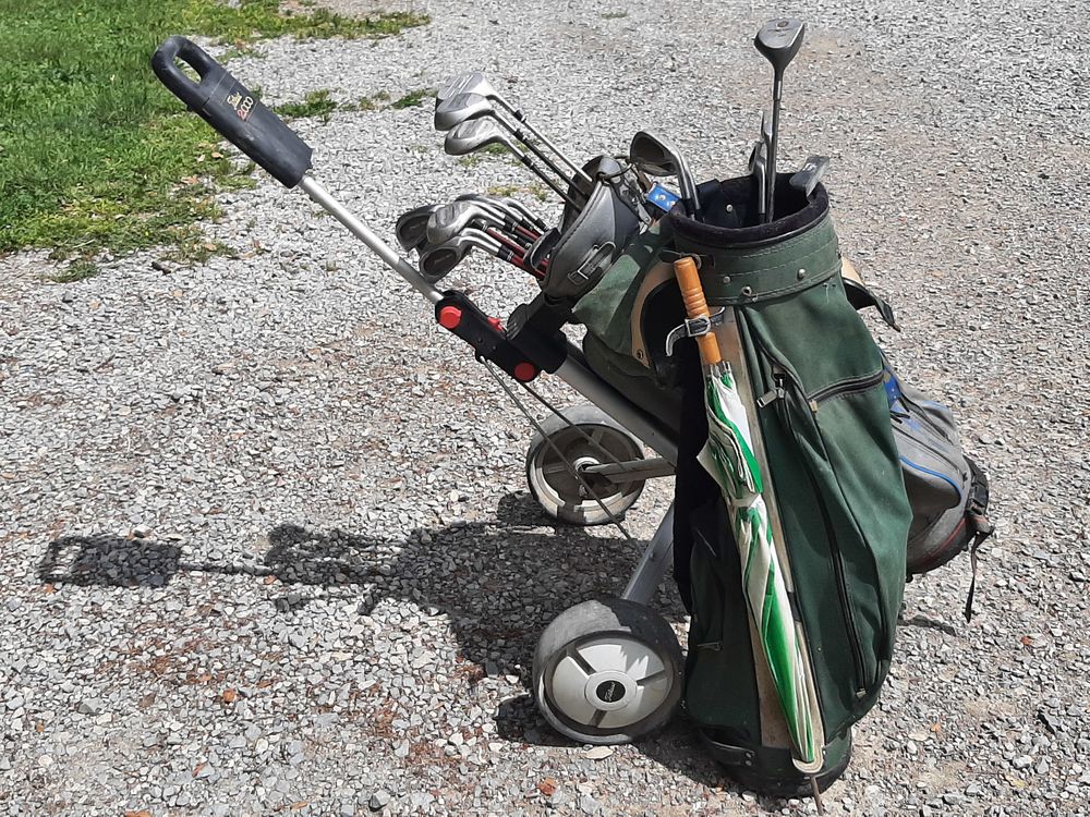 CLUBS DE GOLF + CHARIOT + SACS Sports