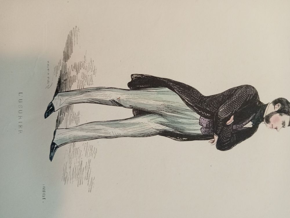 20 GRAVURES ORIGINALES DE 1830 METIERS EN COSTUMES 