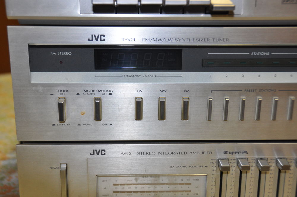 Platine Philips AF 729 / Ampli/Tuner/Lecteur cassettes JVC Audio et hifi