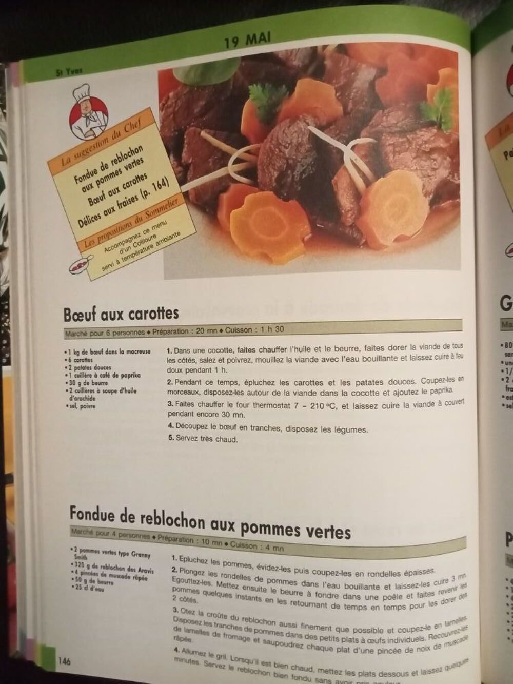 Livre je cuisine 365 jours / 730 recettes Livres et BD