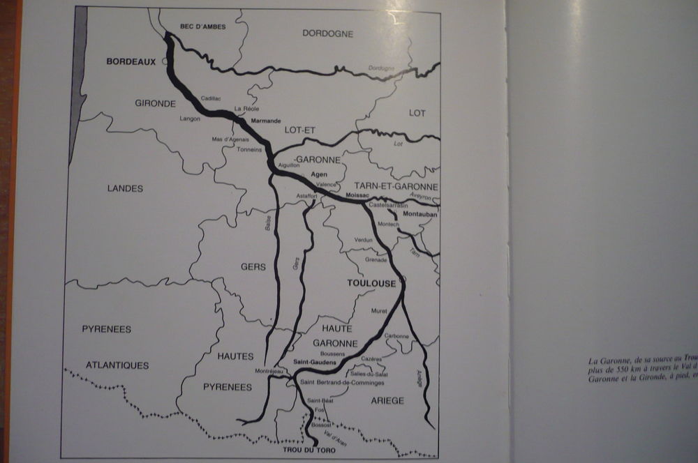 DESCENTE DE LA GARONNE de E. AUDINET et J.-L. CHAPIN (1989 Livres et BD