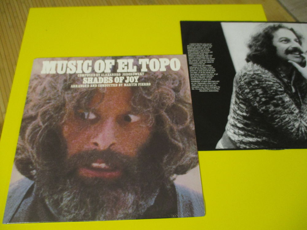 MUSIC OF EL TOPO SHADE OF JOY ROCK PSYCHE BOF 33 TOURS CD et vinyles