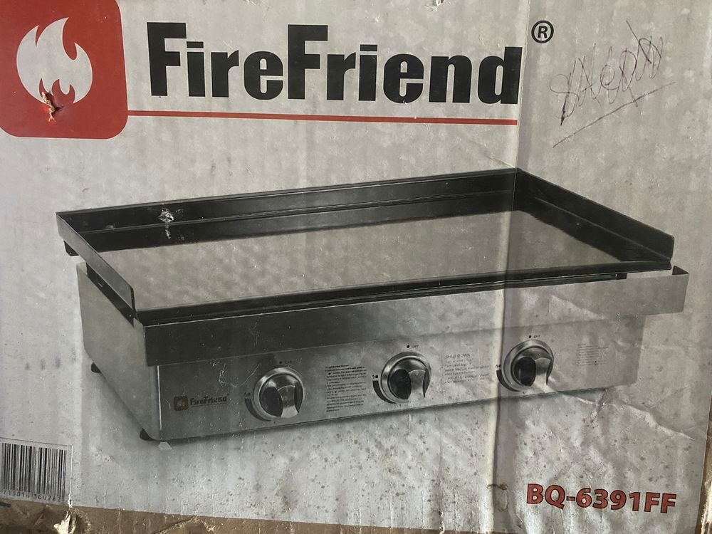 Lot de 2 Planchas &agrave; gaz 3 feux Fire Friends Jardin